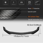 Infiniti Q60 Coupe 2-Door 2017-2022 Front Bumper Lip Carbon Fiber