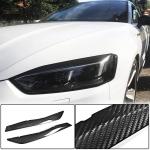 Audi A5 Sline S5 RS5 B9 2017-2020 Headlight Eyelids Lamp Eyebrows Carbon Fiber