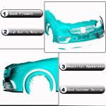 Mercedes Benz (W238) C238 E300 E400 E500 E550 Sport Coupe 2017-2019 Fog Lamp Covers Carbon Fiber/FRP