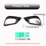 Mercedes Benz (W238) C238 E300 E400 E500 E550 Sport Coupe 2017-2019 Fog Lamp Covers Carbon Fiber/FRP