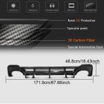 2021 Audi RS7 C8 Sportback ED Style Dry Carbon Fiber Rear Diffuser