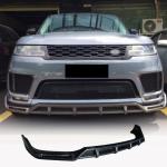 Land Rover Range Rover Sport Utility 4-Door 2014-2022 Carbon Fiber Front Bumper Lip Spoiler