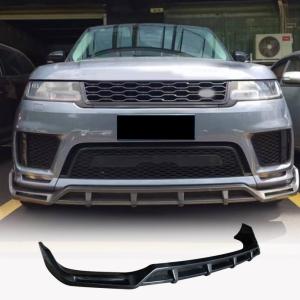 Land Rover Range Rover Sport Utility 4-Door 2014-2022 Carbon Fiber Front Bumper Lip Spoiler