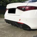 Alfa Romeo Giulia 2016-2020 Rear Bumper Diffuser Lip PP