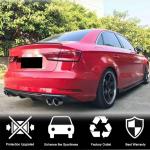 Audi A3 8V.5 Base Sedan Facelift 2017-2020 Rear Bumper Diffuser Carbon Fiber (Non-Sline Non-S3)