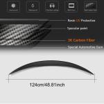 Mercedes Benz GLC Class (W253) C253 Coupe 2016-2019 Rear Trunk Spoiler Carbon Fiber