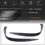 Mercedes Benz S Class W222 Sport Sedan 4-Door 2018-2022 Front Bumper Splitters Carbon Fiber