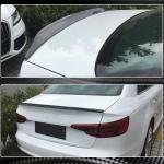 Audi A4 Sline S4 B9 B9.5 Sedan 2017-2023 Rear Trunk Spoiler Carbon Fiber