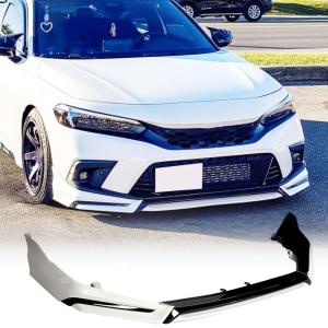 Front Lip Spoiler for Honda Civic 11th Sedan Hatch 2022-2024 White Pearl | 2022 2023 2024 Lower Chin Bumper Spoiler Splitter Protection Air Dam Body Kit