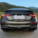 Mercedes Benz W206 C200 C300 Sedan 2022-2025 Rear Bumper Diffuser Carbon Fiber