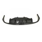 Porsche Macan 2014-2020 Carbon Fiber Rear Bumper Diffuser Valance Lip with Brake Light