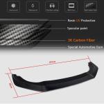 Volkswagen VW Golf 6 MK6 R/R20 2010-2013 Front Bumper Lip Carbon Fiber
