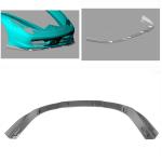 Ferrari 458 Italia Spider 2-Door 2011-2013 Front Bumper Lip Carbon Fiber