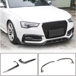 2012–2016 Audi A5 S line / S5 B8.5 Carbon Fiber / FRP Front Bumper Vent Fins