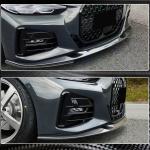 BMW 4 Series G22 G23 420i 430i M Sport M440i 2020UP Front Bumper Lip Dry Carbon Fiber