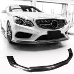 Mercedes Benz E Class W212 Sport Facelift 2013-2016 Front Bumper Lip Carbon Fiber