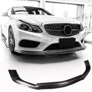Mercedes Benz E Class W212 Sport Facelift 2013-2016 Front Bumper Lip Carbon Fiber