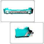 X5 Carbon Fiber Rear Bumper Diffuser Fits for BMW X5 G05 Base Model 2023-2026 Lower Bumper Lip Spoiler Body Kit Factory Outlet