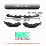 BMW 3 Series G20 LCI M-Sport 330i Sedan 4-Door 2022-2023 Front Bumper Lip Carbon Fiber