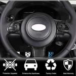 Subaru BRZ Toyota GT86 Steering wheel patch Interior parts Dry Carbon Fiber