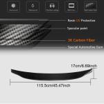 Audi A6 (Quattro) C6 Sedan Pre-facelift 2005-2008 Rear Trunk Spoiler Carbon Fiber