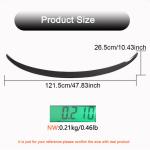 Tesla Model 3 2019-2023 Rear Trunk Spoiler Dry Carbon Fiber