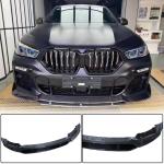 BMW X6 G06 M50i M (Competition) 2020UP Front Bumper Lip Carbon Fiber