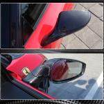 Ferrari 458 2011-2015 Mirror Covers Replacment Style Dry Carbon Fiber