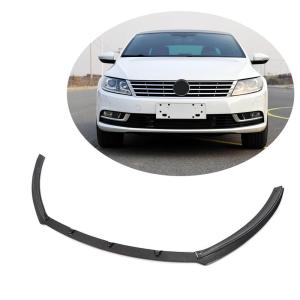 Volkswagen VW CC Sedan 2013-2018 Front Bumper Lip Carbon Fiber