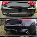 Audi S5 B8.5 Facelift Rear Bumper Diffuser Carbon Fiber/FRP 2012–2016