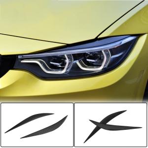 BMW F32 F33 F36 F80 M3 F82 F83 M4 2014-20020 Headlight Eyebrows Lamp Eyelids Dry Carbon Fiber