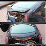 Cadillac CTS Non-V Coupe 2009-2015 Rear Trunk Spoiler Carbon Fiber