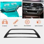 BMW 5 Series G30 F90 M5 Pre-LCI 2017-2020 Center Panel Decoration Covers Dry Carbon Fiber
