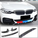 BMW 5 Series G30 G31 Pre-LCI 2017-2020 Front Bumper Lip Carbon Fiber