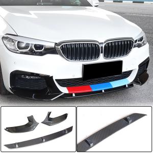 BMW 5 Series G30 G31 Pre-LCI 2017-2020 Front Bumper Lip Carbon Fiber