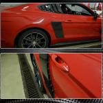Ford Mustang V6 V8 GT 2015-2017 Rear Side Air Fender Covers Carbon Fiber