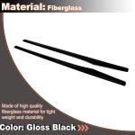 Gloss Black Side Skirts for Mercedes-Benz CLS Class C257 CLS400 CLS550 CLS63 AMG Sedan 4-Door 2018-2019Under Door Rocker Panels Valance Extension Lip Factory Outlet