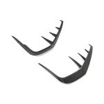 Infiniti Q60 Q60S Coupe 2017-2022 Rear Bumper Splitters Carbon Fiber
