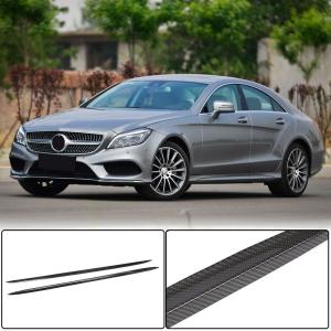 Mercedes Benz (W218) C218 CLS500 Sport CLS63 Sedan 2014-2018 Side Skirts Carbon Fiber