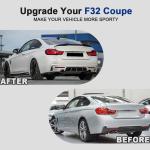 Trunk Spoiler for BMW 4 Series F32 Coupe 2-Door 2014-2020 | 420i 428i 430i 435i 440i Rear Boot Lid Highkick Wing Lip Factory Outlet