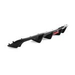 2017–2019 Audi A4 B9 Base Sedan Carbon Fiber Rear Bumper Diffuser