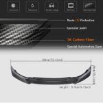 BMW X6 F16 Base 2015-2019 Front Bumper Lip Carbon Fiber/FRP