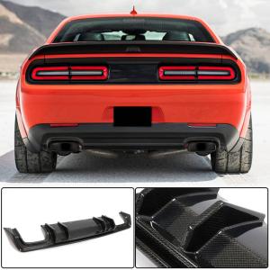 Dodge Challenger 2015-2022 Rear Bumper Diffuser Carbon Fiber