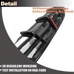 Rear Bumper Diffuser Lip with LED Fits for Audi A4 S4 B9.5 4-Door 2021+ Rear Diffuser Body Kits