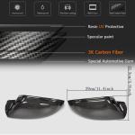Audi A6 Sline S6 RS6 C7 Sedan Pre-facelift 2012-2016 Mirror Covers Replacement Pair Carbon Fiber