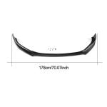Mazda 3 Axela Sedan Hatchback 2014-2016 Front Bumper Lip Carbon Fiber