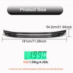 Porsche Macan 2022up Front Bumper Lip Carbon Fiber