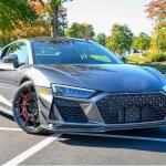 Audi R8 V10 Coupe Spyder Convertible 2Door 2023+ Front Bumper Lip Dry Carbon Fiber