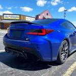 Lexus RC F Base Coupe 2-Door 2015-2018 Rear Bumper Diffuser Carbon Fiber