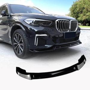 BMW X5 G05 M Sport Utility 4-Door 2019-2023 Front Bumper Lip Glossy Black ABS